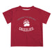 Montana Grizzlies UMT Vive La Fete Boys Game Day V1 Maroon Short Sleeve Tee Shirt