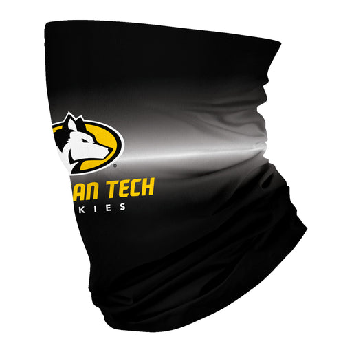 Michigan Tech Huskies MTU Vive La Fete Degrade Logo Game Day Collegiate Face Cover Soft 4-Way Stretch Neck Gaiter - Vive La Fête - Online Apparel Store