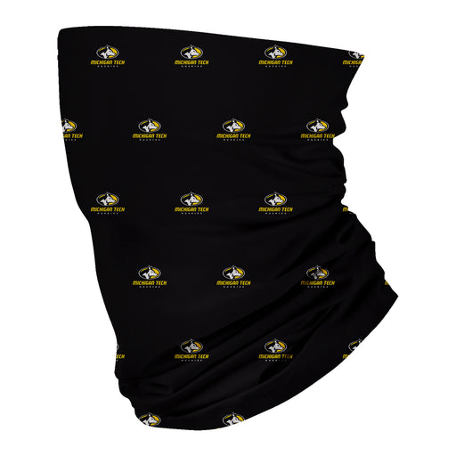 Michigan Tech Huskies Vive La Fete All Over Logo Game Day Collegiate Face Cover Soft 4-Way Stretch Two Ply Neck Gaiter - Vive La Fête - Online Apparel Store