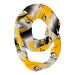 Michigan Tech Huskies Vive La Fete All Over Logo Game Day Collegiate Women Ultra Soft Knit Infinity Scarf