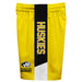 Michigan Tech Huskies Vive La Fete Game Day Gold Stripes Boys Solid Black Athletic Mesh Short - Vive La Fête - Online Apparel Store
