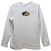Michigan Tech Huskies MTU Embroidered White Long Sleeve Boys Tee Shirt