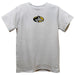 Michigan Tech Huskies MTU Embroidered White Short Sleeve Boys Tee Shirt