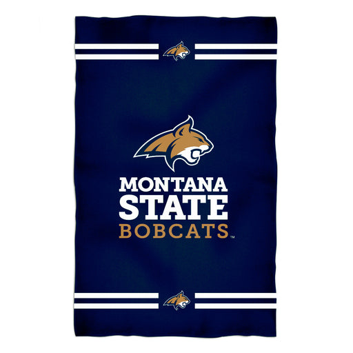 Montana State Bobcats MSU Vive La Fete Game Day Absorvent Premium Blue Beach Bath Towel 51 x 32" Logo and Stripes" - Vive La Fête - Online Apparel Store