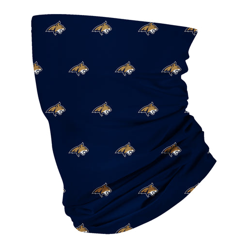 Montana State Bobcats MSU All Over Logo Game Day Collegiate Face Cover Soft 4-Way Stretch Two Ply Neck Gaiter - Vive La Fête - Online Apparel Store