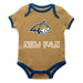 Montana State Bobcats Vive La Fete Infant Game Day Gold Short Sleeve Onesie New Fan Logo and Mascot Bodysuit