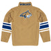 Montana State Bobcats Vive La Fete Game Day Gold Quarter Zip Pullover Stripes on Sleeves - Vive La Fête - Online Apparel Store