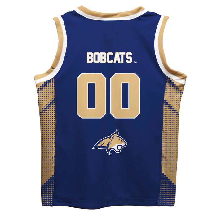 Montana State Bobcats MSU Vive La Fete Game Day Blue Boys Fashion Basketball Top - Vive La Fête - Online Apparel Store