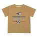Montana State Bobcats Vive La Fete Soccer V1 Gold Short Sleeve Tee Shirt