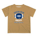 Montana State Bobcats Vive La Fete Football V2 Gold Short Sleeve Tee Shirt