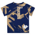 Montana State Bobcats MSU Vive La Fete Boys Game Day Blue Short Sleeve Tee Paint Brush - Vive La Fête - Online Apparel Store