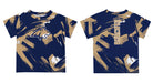 Montana State Bobcats MSU Vive La Fete Boys Game Day Blue Short Sleeve Tee Paint Brush - Vive La Fête - Online Apparel Store