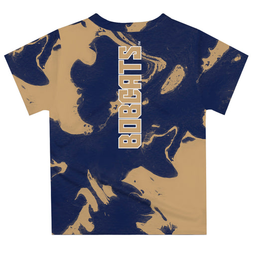 Montana State Bobcats MSU Vive La Fete Marble Boys Game Day Blue Short Sleeve Tee - Vive La Fête - Online Apparel Store