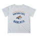 Montana State Bobcats Vive La Fete Boys Game Day V1 White Short Sleeve Tee Shirt