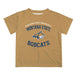Montana State Bobcats Vive La Fete Boys Game Day V1 Gold Short Sleeve Tee Shirt
