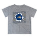 Montana State Bobcats Vive La Fete  Heather Gray Art V1 Short Sleeve Tee Shirt
