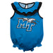 MTSU Blue Raiders Blue Sleeveless Ruffle Onesie Logo Bodysuit by Vive La Fete