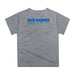 MTSU Blue Raiders Original Dripping Football Helmet Heather Gray T-Shirt by Vive La Fete - Vive La Fête - Online Apparel Store