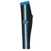 Middle Tennessee Blue Waist Gray And Blue Stripes Black Leggings - Vive La Fête - Online Apparel Store