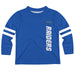 Middle Tennessee Stripes Blue Long Sleeve Tee Shirt - Vive La Fête - Online Apparel Store