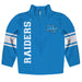 Middle Tennessee Stripes Blue Long Sleeve Quarter Zip Sweatshirt - Vive La Fête - Online Apparel Store