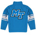 Middle Tennessee Stripes Blue Long Sleeve Quarter Zip Sweatshirt - Vive La Fête - Online Apparel Store