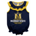 Murray State Racers Blue and Gold Sleeveless Ruffle Onesie Logo Bodysuit
