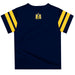 Murray State Racers Vive La Fete Boys Game Day Navy Short Sleeve Tee with Stripes on Sleeves - Vive La Fête - Online Apparel Store