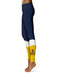 Murray State Racers Vive la Fete Game Day Collegiate Ankle Color Block Women Navy Gold Yoga Leggings - Vive La Fête - Online Apparel Store