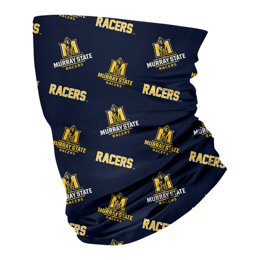 Murray State Racers Neck Gaiter Navy All Over Logo - Vive La Fête - Online Apparel Store
