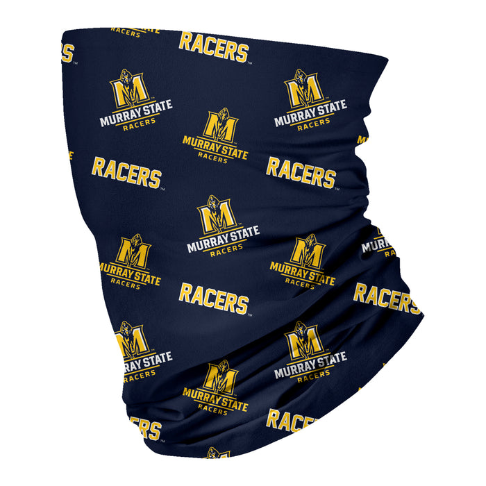 Murray State Racers Neck Gaiter Navy All Over Logo - Vive La Fête - Online Apparel Store