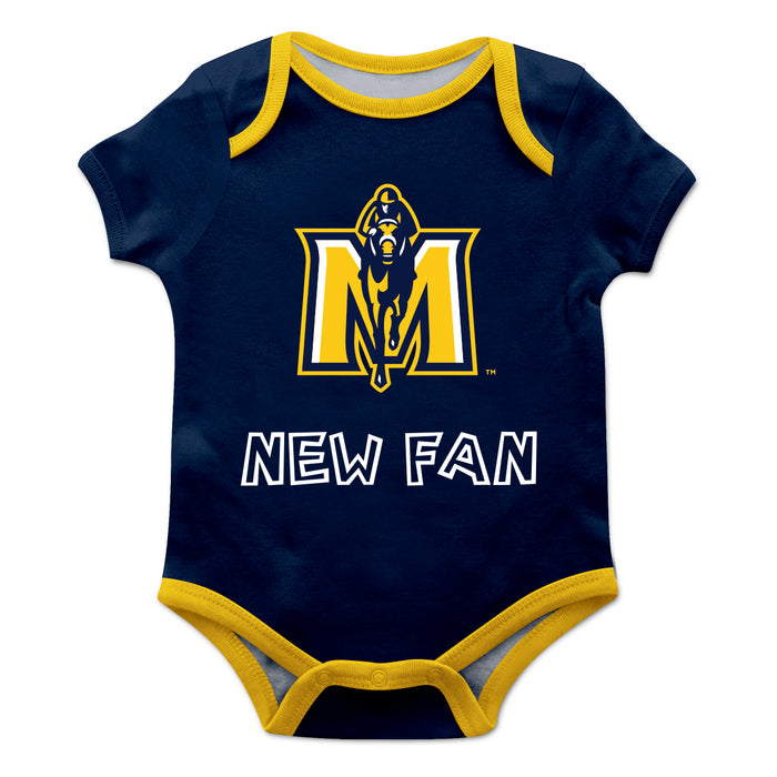 Murray State Racers Vive La Fete Boys Game Day Navy Short Sleeve Onesie New Fan Logo and Mascot Bodysuit - Vive La Fête - Online Apparel Store