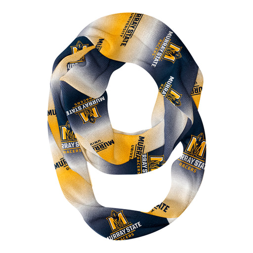 Murray State Racers Vive La Fete All Over Logo Game Day Collegiate Women Ultra Soft Knit Infinity Scarf