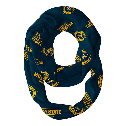 Murray State Racers Vive La Fete Repeat Logo Game Day Collegiate Women Light Weight Ultra Soft Infinity Scarf