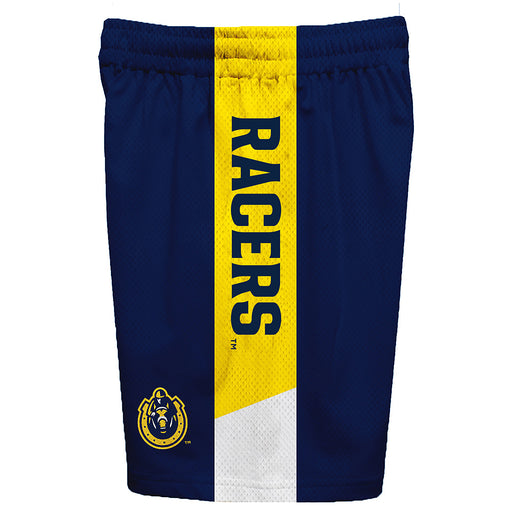 Murray State Racers Vive La Fete Game Day Blue Stripes Boys Solid Gold Athletic Mesh Short - Vive La Fête - Online Apparel Store
