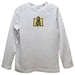 Murray State Racers Embroidered White Knit Long Sleeve Boys Tee Shirt