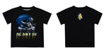 North Carolina A&T Aggies Original Dripping Football Helmet Black T-Shirt by Vive La Fete - Vive La Fête - Online Apparel Store