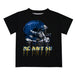 North Carolina A&T Aggies Original Dripping Football Helmet Black T-Shirt by Vive La Fete