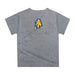 North Carolina A&T Aggies Original Dripping Football Helmet Heather Gray T-Shirt by Vive La Fete - Vive La Fête - Online Apparel Store