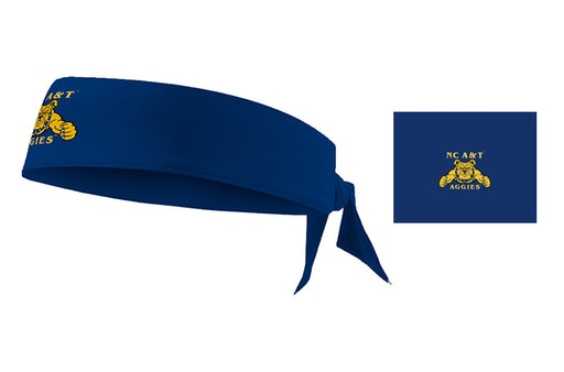 North Carolina A&T Aggies Vive La Fete Blue Head Tie Bandana - Vive La Fête - Online Apparel Store