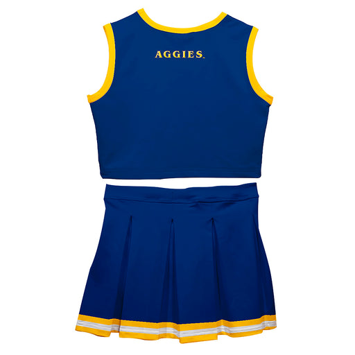 North Carolina A&T Aggies Vive La Fete Game Day Blue Sleeveless Cheerleader Set - Vive La Fête - Online Apparel Store