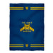 North Carolina A&T Aggies Vive La Fete Game Day Warm Lightweight Fleece Blue Throw Blanket 40 x 58 Logo and Stripes