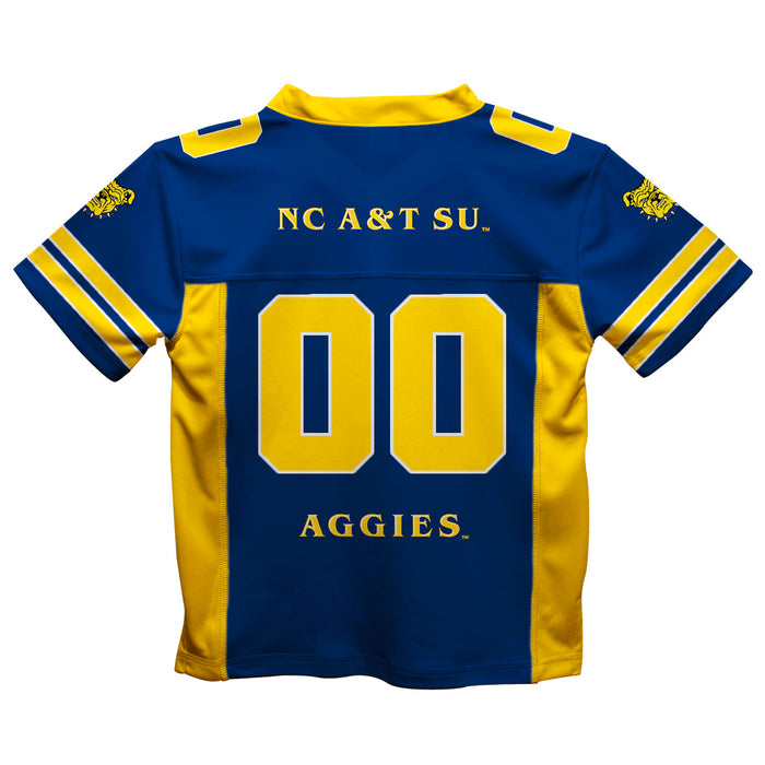 North Carolina A&T Aggies Vive La Fete Game Day Blue Boys Fashion Football T-Shirt - Vive La Fête - Online Apparel Store