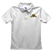 North Carolina A&T Aggies Embroidered White Short Sleeve Polo Box Shirt
