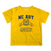 North Carolina A&T Aggies Vive La Fete Boys Game Day V3 Gold Short Sleeve Tee Shirt