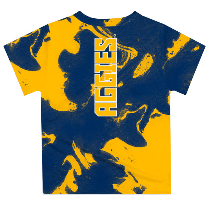 North Carolina A&T Aggies Vive La Fete Marble Boys Game Day Blue Short Sleeve Tee - Vive La Fête - Online Apparel Store