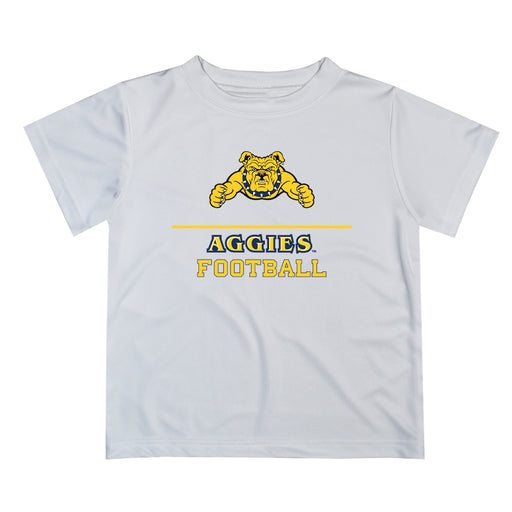 North Carolina A&T Aggies Vive La Fete Football V1 White Short Sleeve Tee Shirt