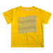 North Carolina A&T Aggies Vive La Fete  Gold Art V1 Short Sleeve Tee Shirt