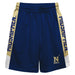 US Naval Academy Midshipmen Vive La Fete Game Day Navy Stripes Boys Solid Gold Athletic Mesh Short