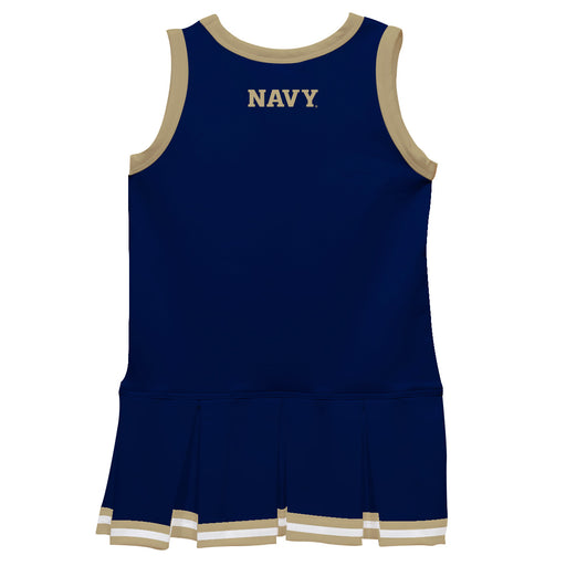 US Naval Academy Midshipmen Vive La Fete Game Day Navy Sleeveless Cheerleader Dress - Vive La Fête - Online Apparel Store
